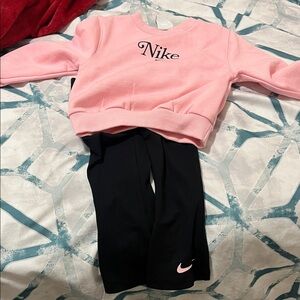 Nike Kids Pink and Black set